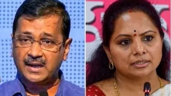 CM Kejriwal and BRS Leader k kavitha