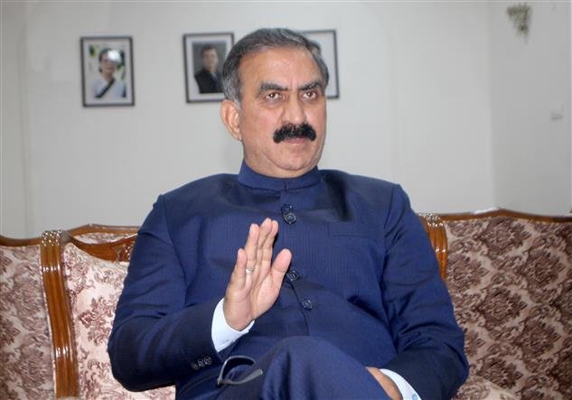 Chief Minister Sukhwinder Singh Sukhu