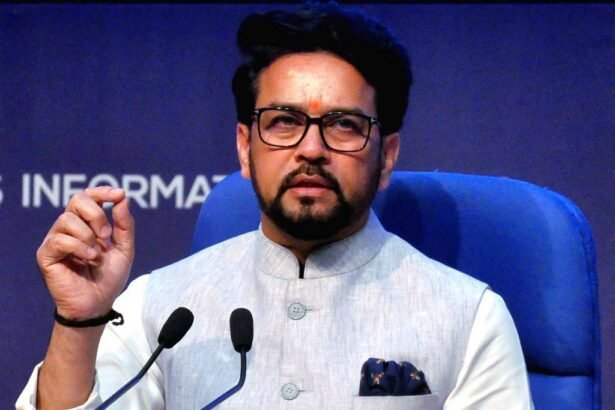 Union Information and Broadcasting Minister Anurag Thakur