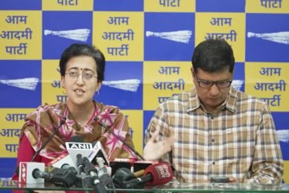 Delhi Minister Atishi and Saurabh Bhardwaj