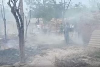 Slum Fire in Bathinda