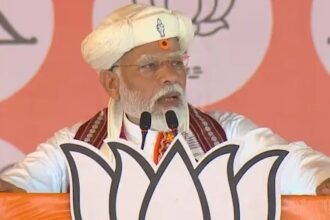 PM Narendra Modi in Ahmednagar