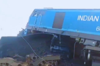 Two goods trains collided