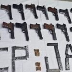 Recovered illegal pistols