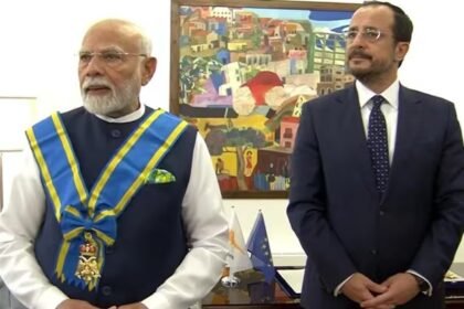 PM Modi awarded with Cyprus' highest honour