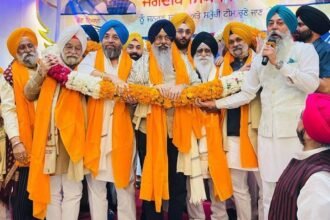 Kalka thanks Sukhbir Singh Kalra for felicitation ceremony