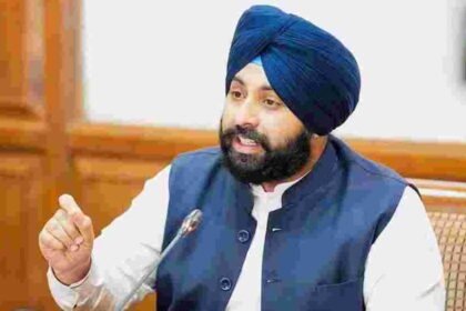 Education Minister Harjot Singh Bains